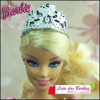 Coroa Para Boneca Barbie Susi Princesa Disney Rainha Escolha Modelo ...