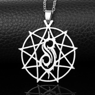 Colar De Banda Ao Vivo Slipknot Personalizado Corrente Oca Pendente De Clav Cula