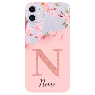 Capinha Anti Impacto Personalizada iPhone 11 - Delicate Flowers com fundo transparente