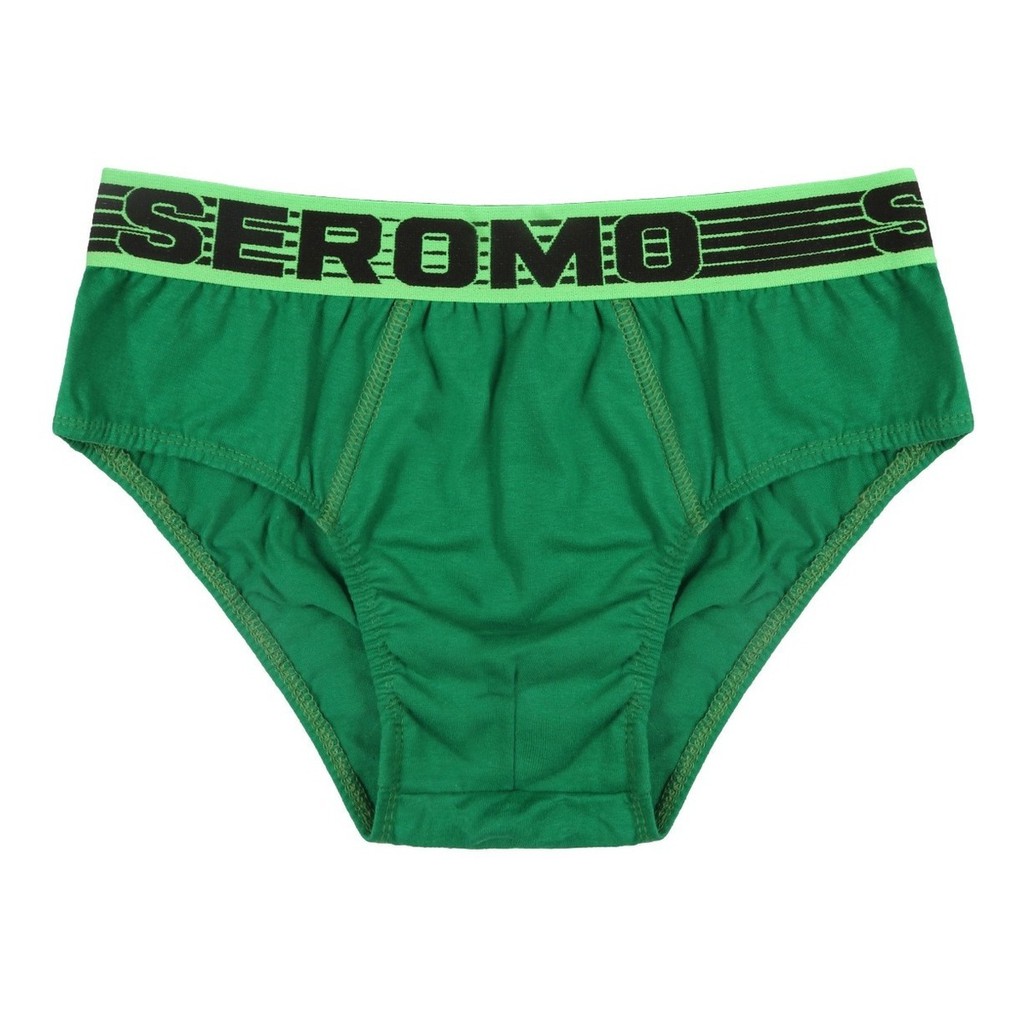 Kit 5 Cuecas Slip Masculina Algodão Normal Cós Elástico