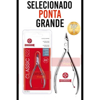 1 Alicate mundial 522 cutícula unha aço manicure original
