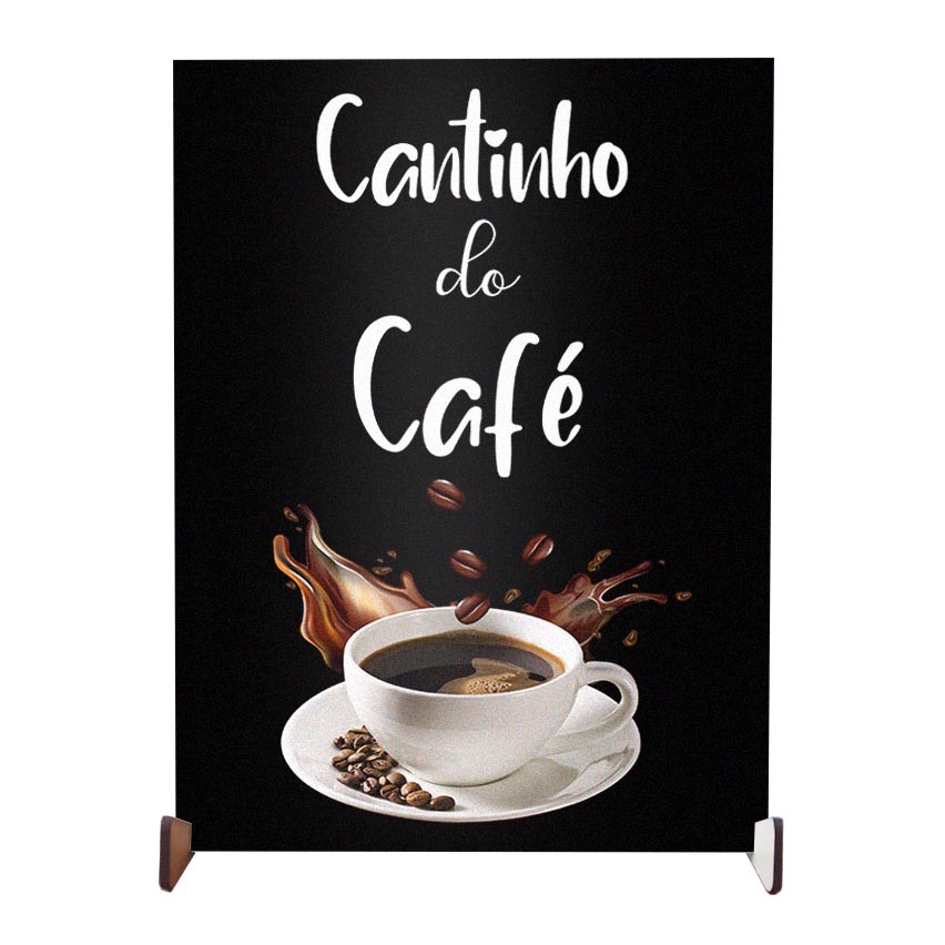 plaquinha decorativa personalizada para enfeite cantinho do café