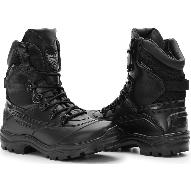 Bota Coturno Couro Acero Tiger Pro Militar Airsoft Palm Gel Beecost