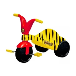 Triciclo Infantil Velotrol Motoca Tigrão Amarelo e Vermelho Xalingo