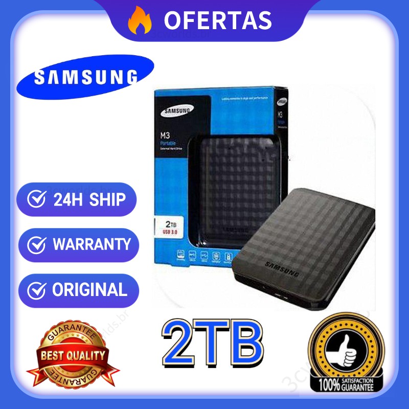 Samsung2Tb Disko R Gido Externo 2.5 Pólos Hd Hard Drive 100 Original