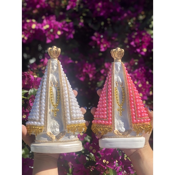 Imagem de Nossa Senhora Aparecida 24cm em Oferta na Shopee