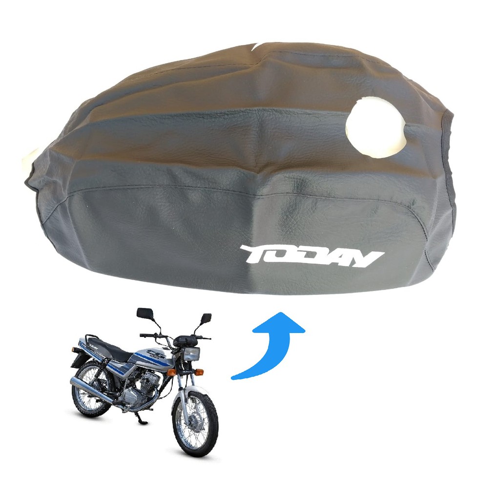 Capa Do Tanque Honda Cg 125 Today 89 / 90 91 / 92 / 93 / 94 - Preta
