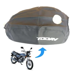 Capa Do Tanque Honda Cg 125 Today 89 / 90 91 / 92 / 93 / 94 - Preta