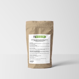 Nutritional Yeast 1kg Sabor 4 Queijos Embalagem Refil WVegan em Oferta na Shopee