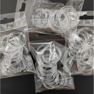 Argola Acrílica Para Porta Guardanapos -35mm - Kit Com 12 Unidades - Planeta das artes