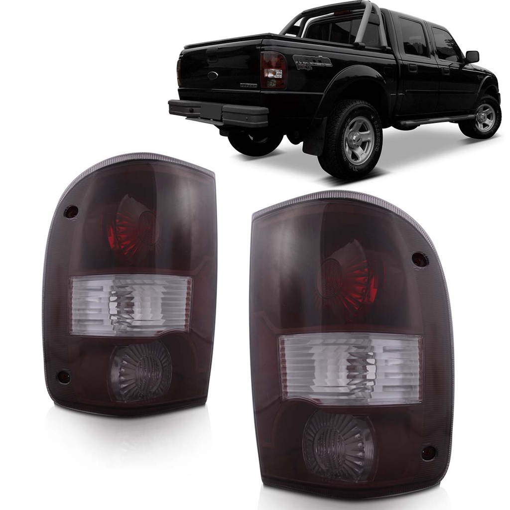 Par Lanterna Ranger 2005 2006 2007 2008 2009 Carcaça Vermelha Fumê em Oferta na Shopee