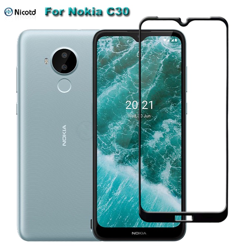 Película De Vidro Anti-Risco Para Nokia C30 , 9H , c 30 em Oferta na Shopee