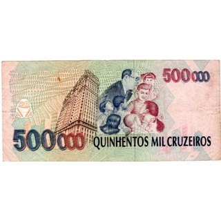 [ITEM DE COLECIONADOR] Cédula de quinhentos mil Cruzeiros – Mário de ...