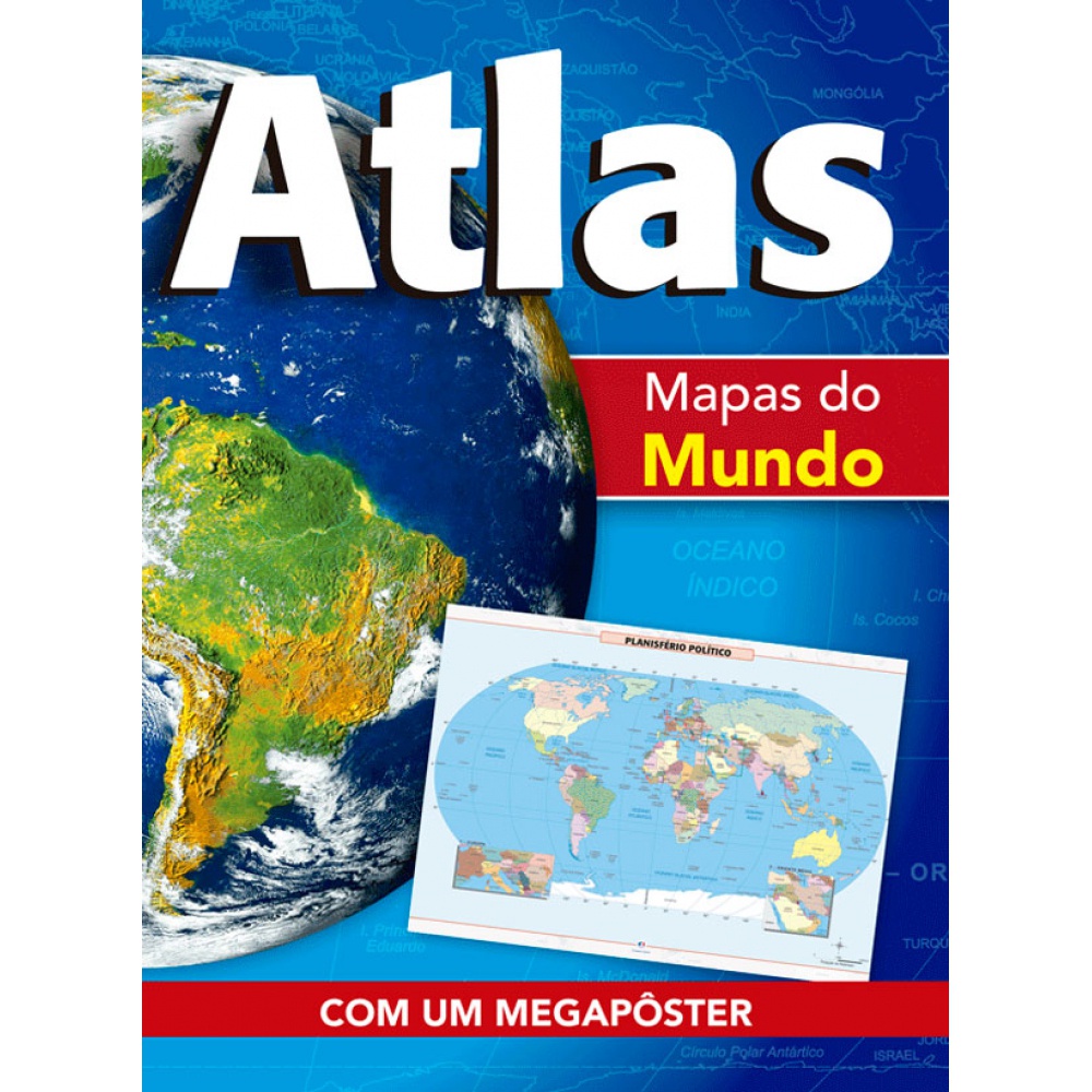 Livro - Atlas - Mapas do mundo - Ciranda Cultural em Oferta na Shopee