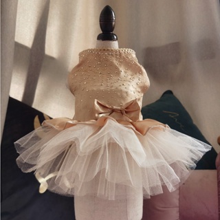 Verão Pet Clothes Vestido de Cão de Casamento Princesa Vestidos Roupas Para Cães Saias em Oferta na Shopee