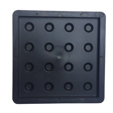 Kit de 10 Formas Piso Tátil Bola Direcional 20x20x1,5 Fp089 - Brasfort