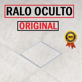 Ralo Oculto Invisível Sifonado com Tela Anti Odor e Insetos Interno e Externo ORIGINAL