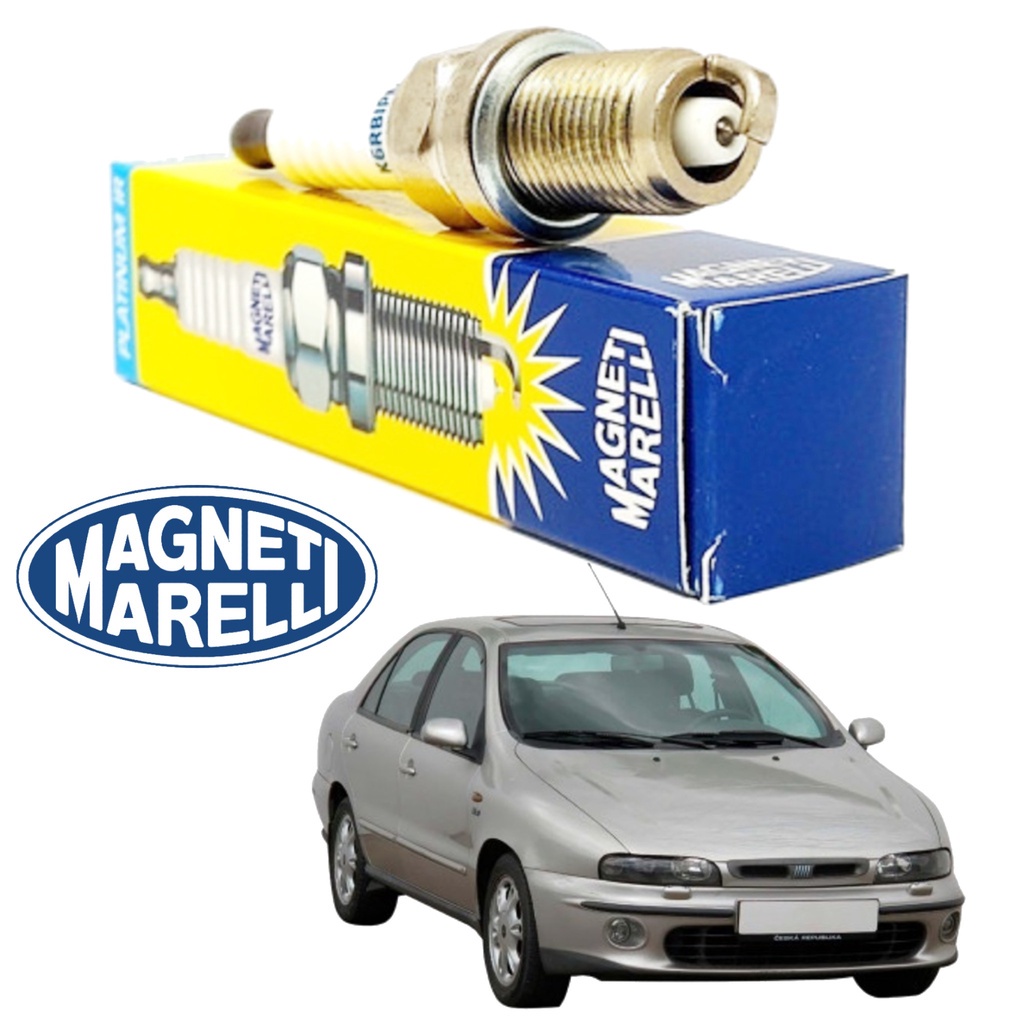 Vela De Ignição Fiat Marea - 1.6 e 1.8 16v  e  2.0 e 2.4 20v Gasolina  - 1 Vela em Oferta na Shopee