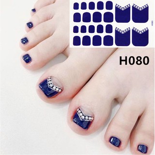 Adesivos de unhas para pés da moda Adesivos para unhas à prova d