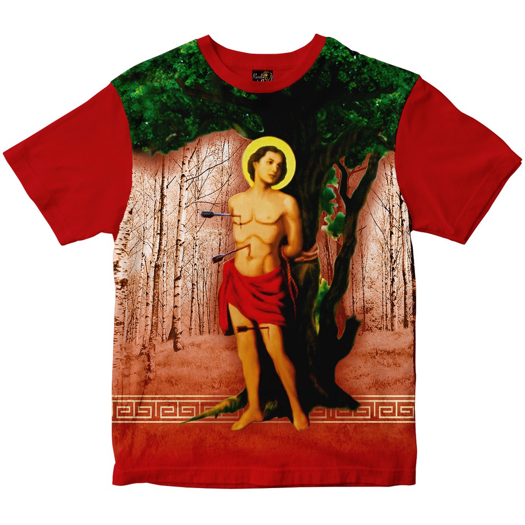 Camiseta São Sebastião Rainha do Brasil Vermelha