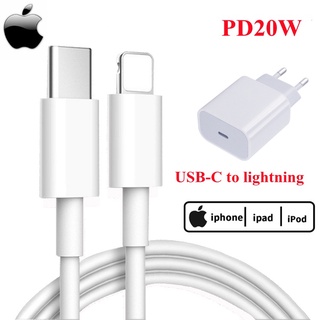 Carregador Original Apple 20w PD USB-C-Tomada De Plugue De Iluminação Tipo Turbo X Para iPhone
