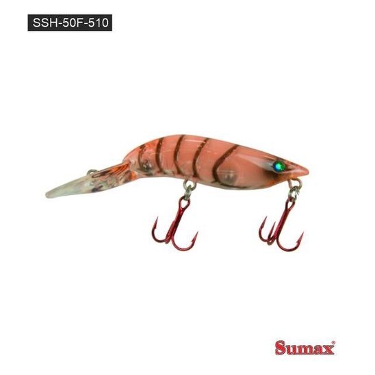 Isca Artificial Sumax Slinky Shrimp Camarão Doido - 6,5cm 9,9g