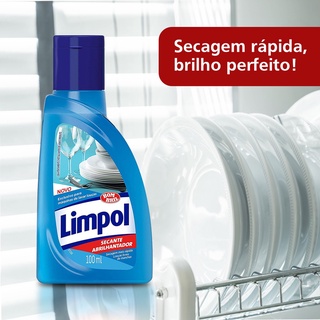 Secante para Lava Louça 100ml Limpol - Abrilhantador Bombril