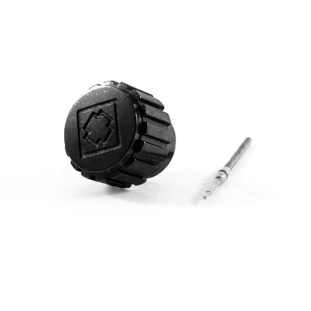 Coroa e Tige Para Relógio Invicta S1 Yakuza Preto