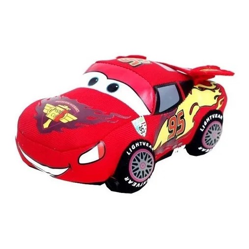 1 Pelucia Carro Relâmpago Mcqueen Do Filme Carros+ Brinde.