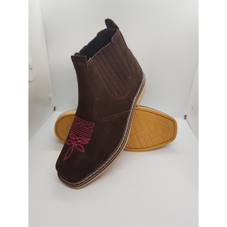 Botina Bota Feminina Texana Country Couro Legitimo Bota Botina Envio Rapido