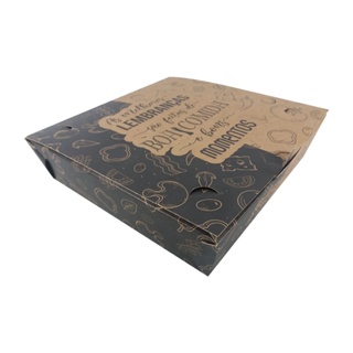 25 -  Embalagem Quadrada Batata Rosti Salgados Pizza Doces - Sem Plastificação  - Al-sp34 em Oferta na Shopee