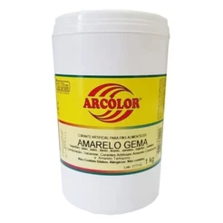 Corante Em Pó 1kg Amarelo Gema ARCOLOR