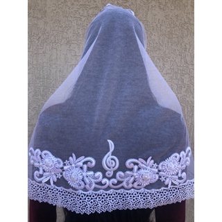 Véu Ccb Izo12 Redondo De Bico Acompanha O Saquinho em Oferta na Shopee