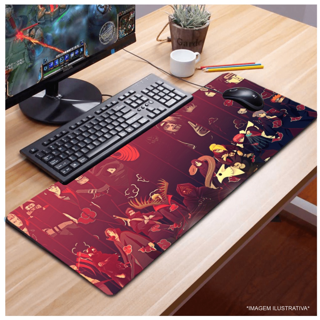 Mouse Pad Gamer 65x32 Edição Especial Exclusiva Vários Jogos & Animes