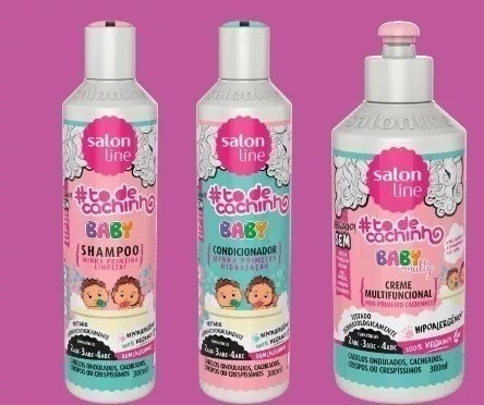 Kit To De Cachinho Baby Salon Line 3 Itens Shopee Brasil