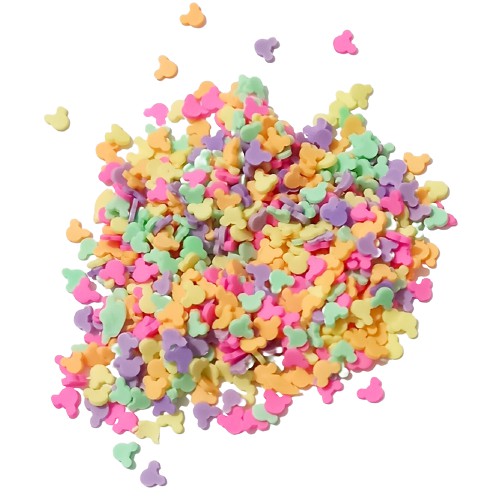 1500 Un Mickey De Fimo Fatiado Pacote Com 30 Gramas