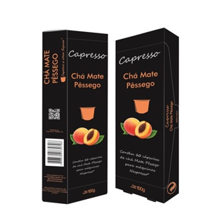 Cápsulas Nespresso Chá Mate Pêssego Compatível 10 unidades Capresso em Oferta na Shopee