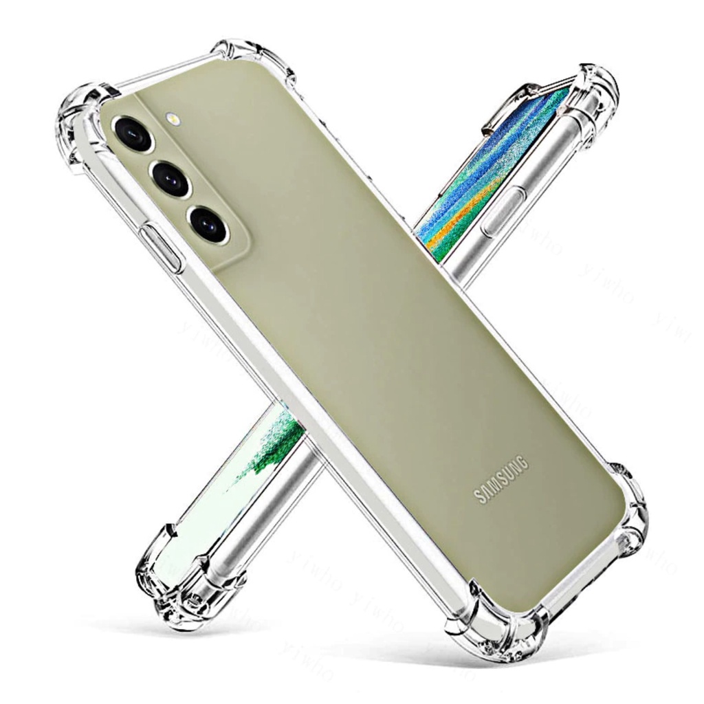 2 Capinhas Samsung Galaxy S21 Fe antishock +2 Películas vidro 3D Full Cover Tela inteira