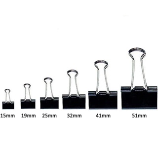 Kit 10 Prendedor Papel em Metal Preto em Oferta na Shopee