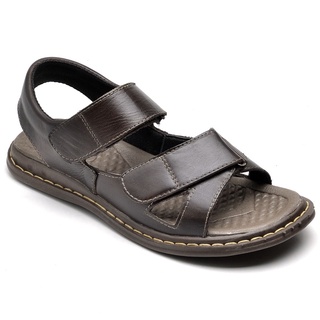 Papete Masculina Ortopédica Chinela Leve Couro Bovino Promoção