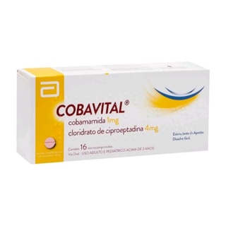 Cobavital com 16 Comprimidos Estimulante do Apetite