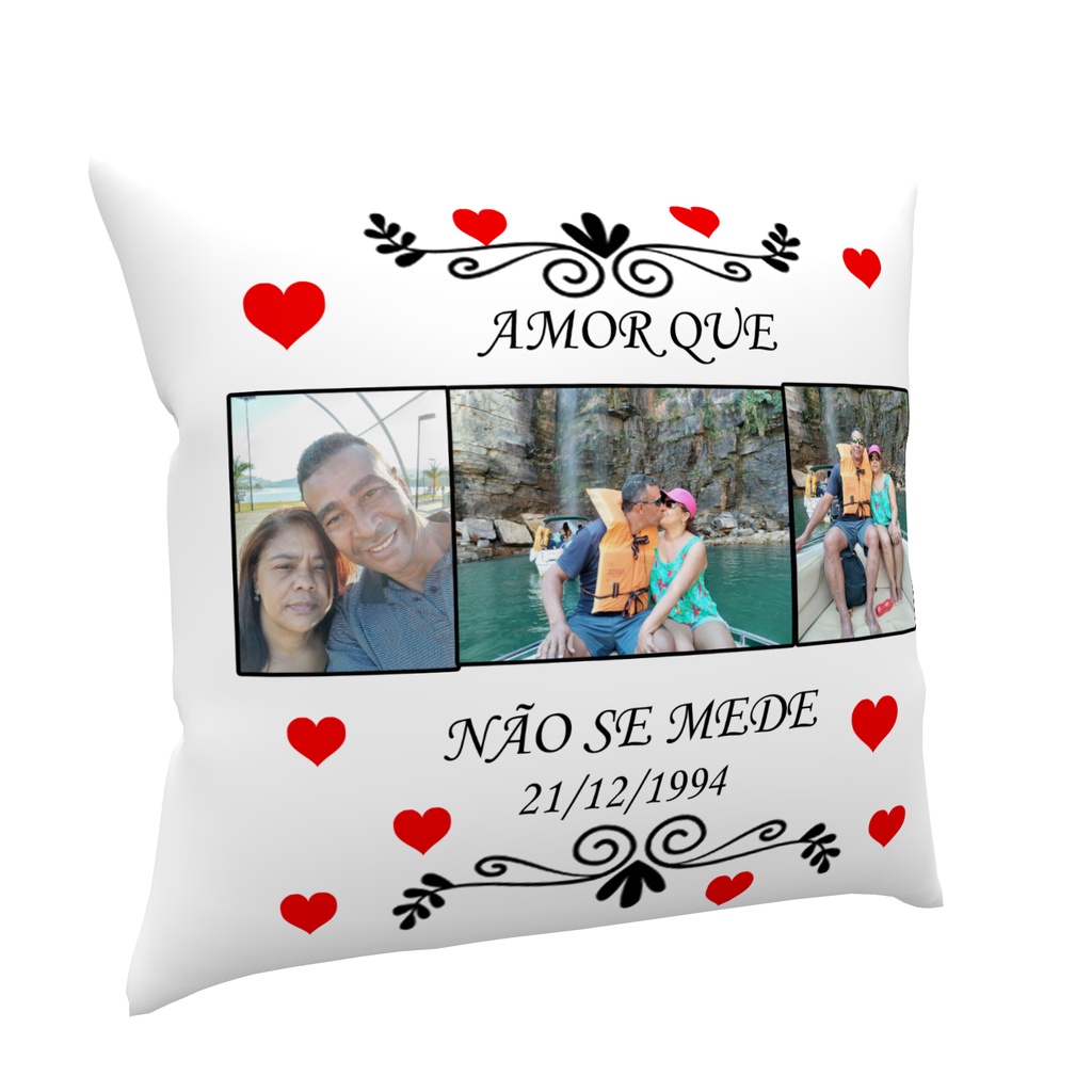 Almofadas Personalizadas Almofada X Com Sua Foto Almofadas Personalizadas Namorados