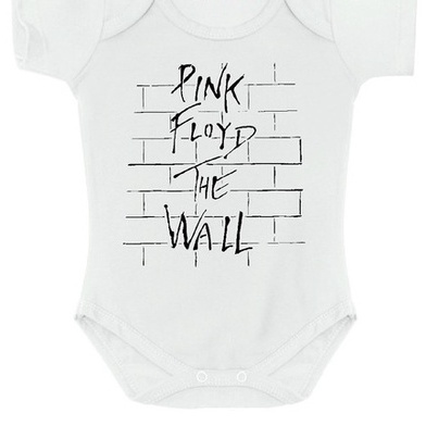 Body Pink Floyd The Wall Bebê Bori Bodie Camiseta Infantil