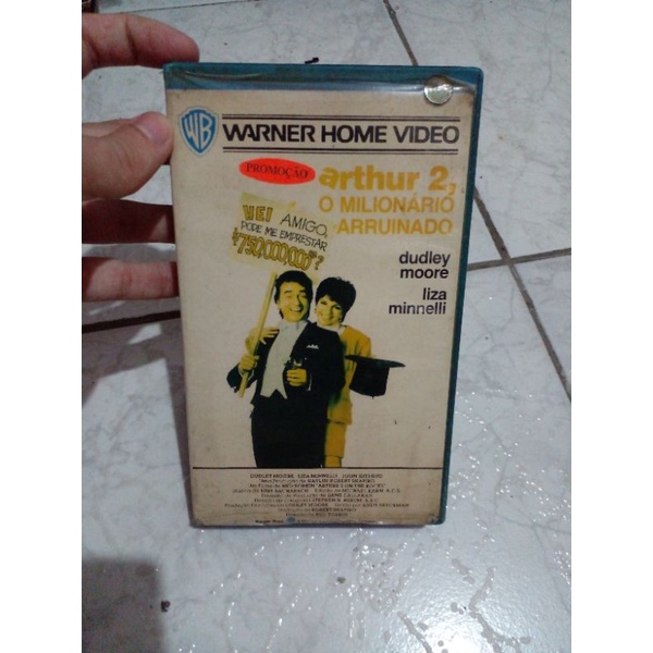 Vhs Arthur O Milionário Arruinado ( Legendado) Liza Minneli
