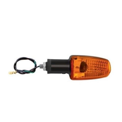 Pisca seta dianteira esquerda com a lente ambar  para Honda Titan e Fan 125 e 150 anos 2000 a 2012, CBX 250 Twister todas e CB 300 todas