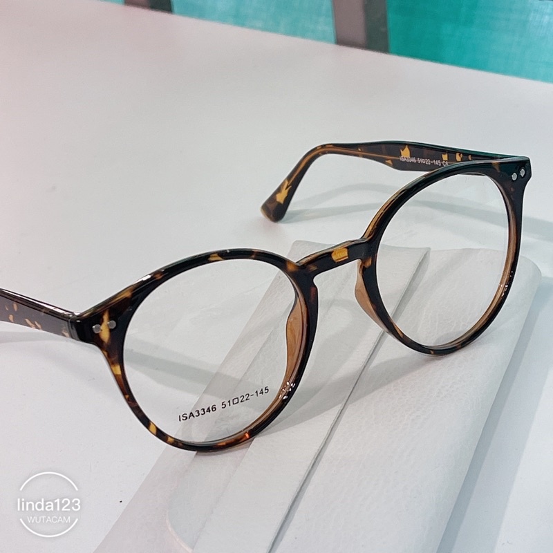 Armação De Óculos Unisex Redondo Tamanho Grande Retro Moda 3346 em Oferta na Shopee