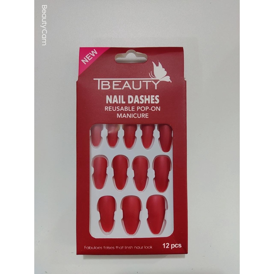 unha postiça cartela com 12 unhas cores fosca vai junto cola adesiva para  as duas mãos - Shopee Brasil