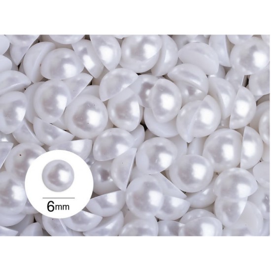 Meia Pérola (6mm) ABS 15 Gramas Branca Aproximadamente 250 Unidades! em Oferta na Shopee