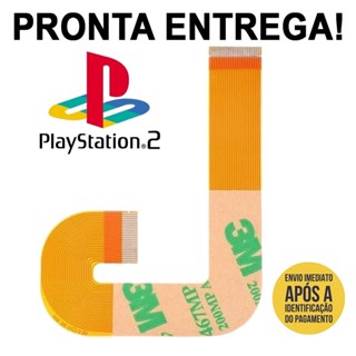 Cabo Flat Flex J Leitor Play 2 Ps2 Slim 90000 Até 90010 em Oferta na Shopee
