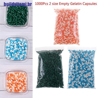 Dv ~ Vvv 1000pçs Cápsula Vazia A Vácuo Resistente Tamanho 2 # Gel / Medicina / Pílula / Vitamina